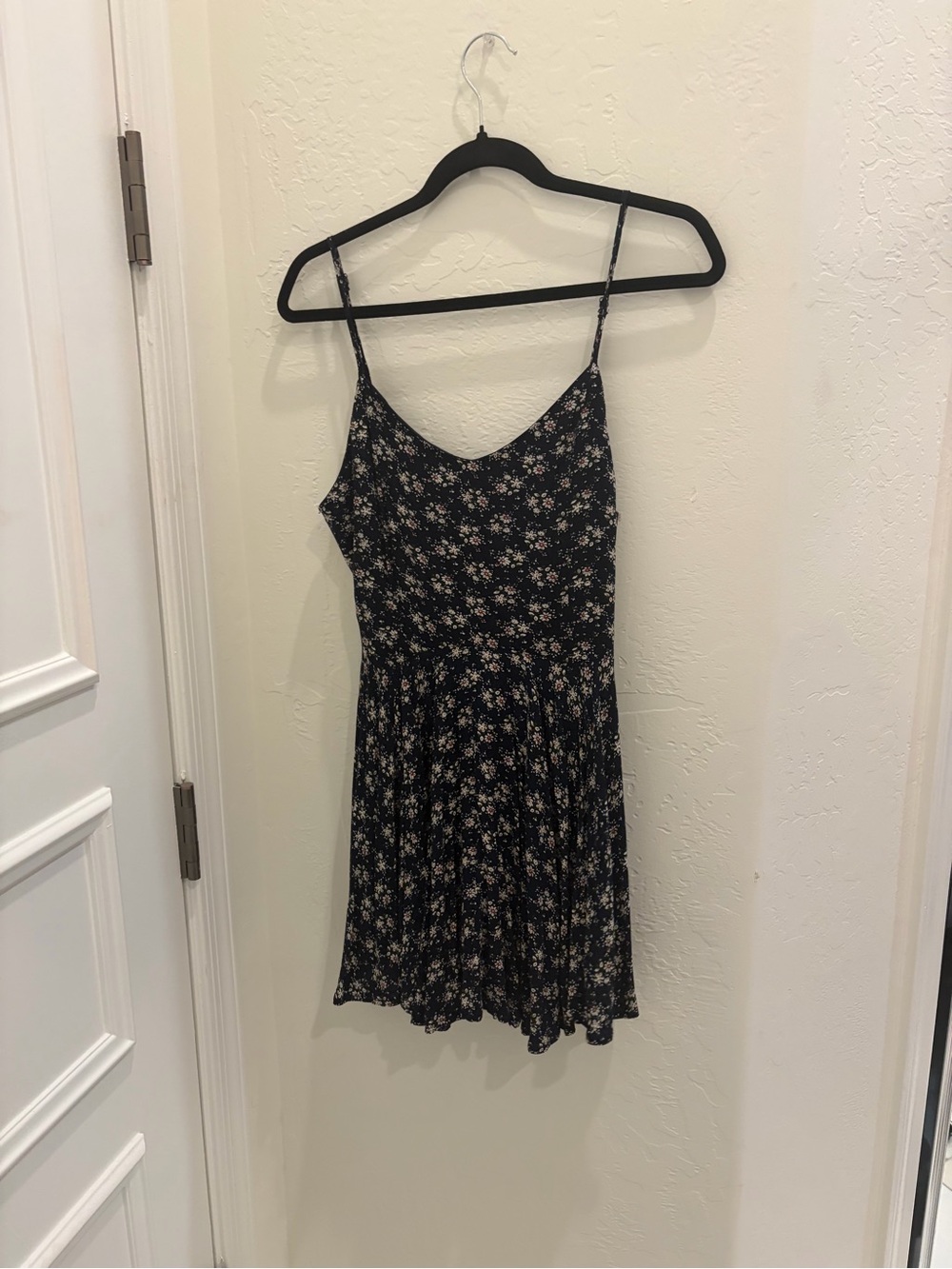 French Kiss Navy Floral Midi Dress